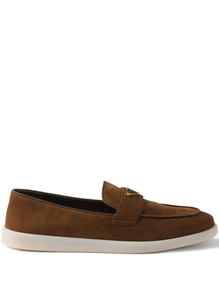  Prada Suede Loafers - Brown 
