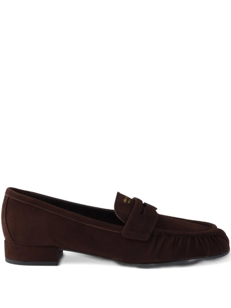  Prada Suede Loafers - Brown 