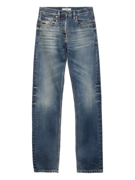  Prada Tapered Washed Jeans - Blue 