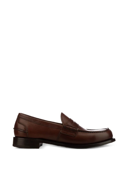  Prada Tassel Leather Loafers - Brown 
