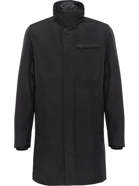  Prada Technical Fabric Raincoat - Black 