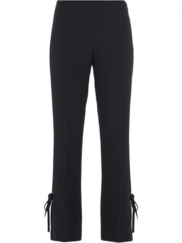  Prada Tie Side Trousers - Black 