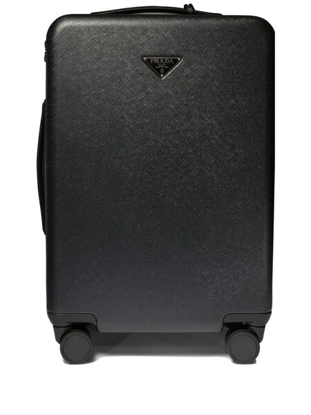  Prada Triangle-logo Suitcase - Black 