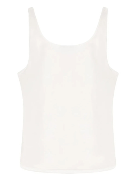  Prada Triangle Logo Top - White 