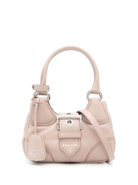  Prada Triangle-logo Tote Bag - Neutrals 