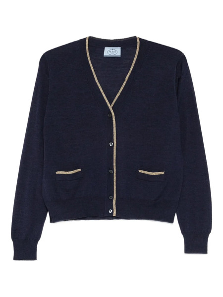  Prada V-neck Cardigan - Black 