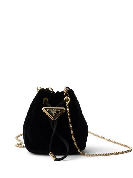  Prada Velvet Mini Bag - Black 