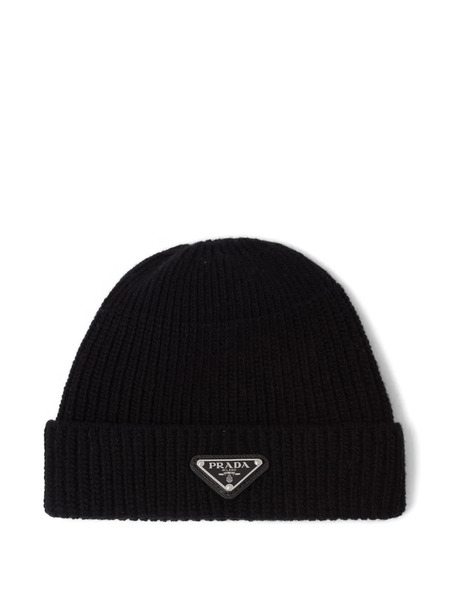  Prada Wool And Cashmere Beanie - Black 