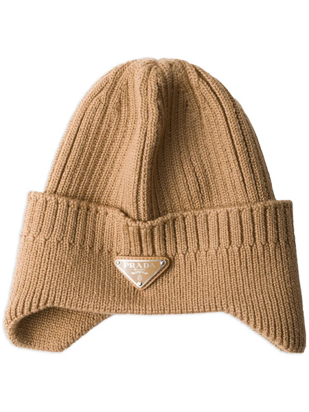  Prada Wool Beanie - Brown 