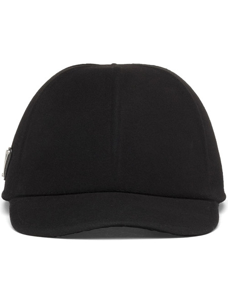  Prada Wool-felt Baseball Cap - Black 