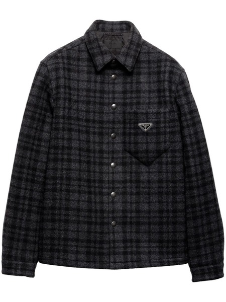  Prada Wool Shirt - Grey 