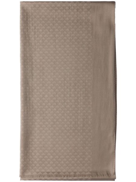 Prada Wool-silk Scarf - Grey 