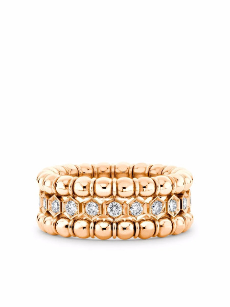  Pragnell 18kt Rose Gold Bohemia Diamond Ring - Pink 