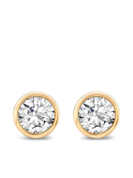  Pragnell 18kt Rose Gold Sundance Diamond Stud Earrings - Pink 