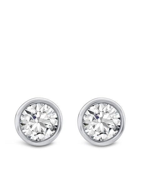  Pragnell 18kt White Gold Sundance Diamond Stud Earrings - Silver 