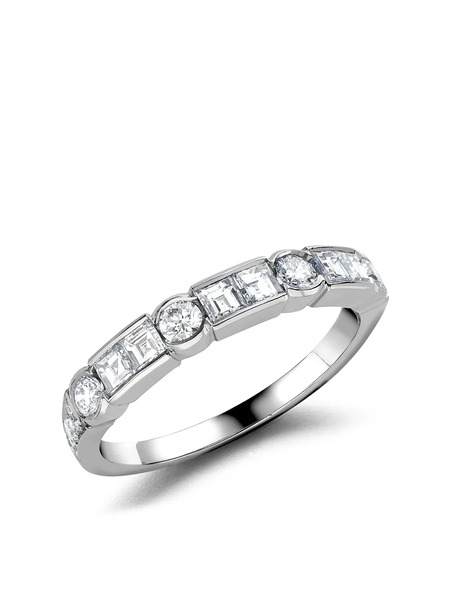  Pragnell Platinum Antrobus Diamond Half Eternity Ring - Silver 