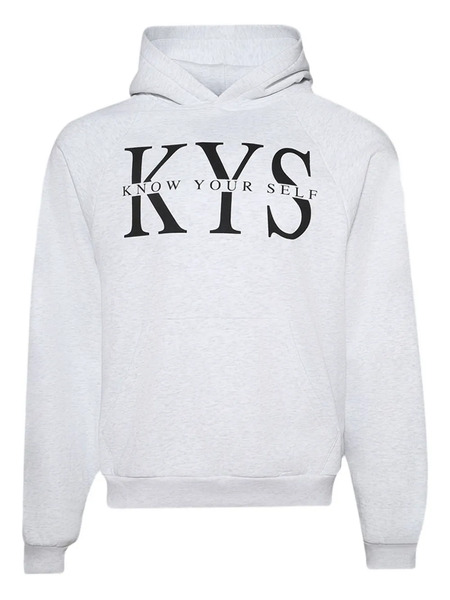  Praying Kys Logo Hoodie - Grey 
