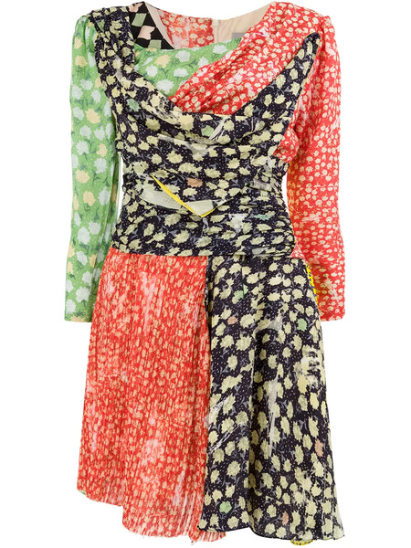  Preen By Thornton Bregazzi Short Printed Dress - Multicolour 