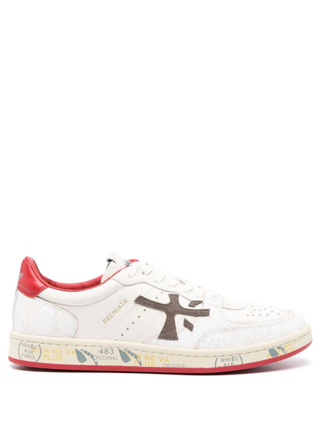  Premiata Clay Low-top Leather Sneakers - Neutrals 