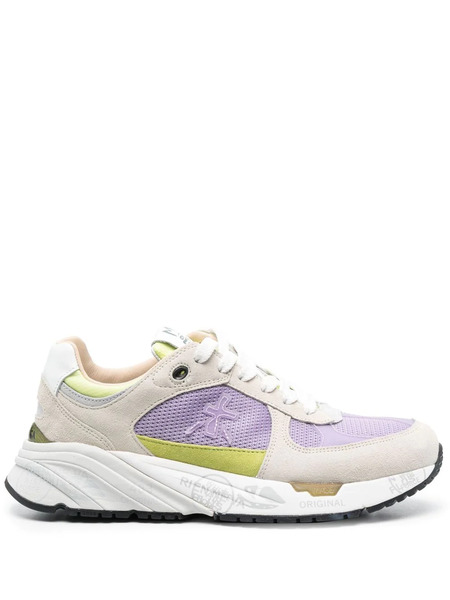  Premiata Colour-block Chunky Sneakers - Purple 