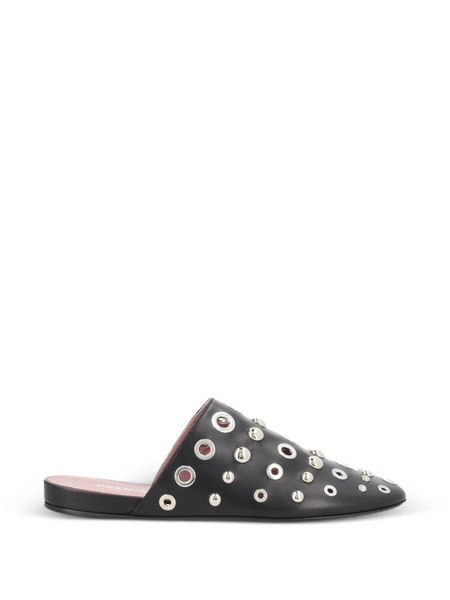  Premiata Eyelet-studded Mules - Black 