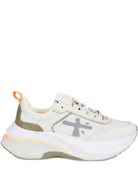  Premiata Hill 7857 Appliqué Sneakers - Neutrals 
