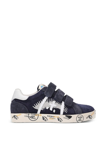  Premiata Kids Panelled Sneakers - Blue 