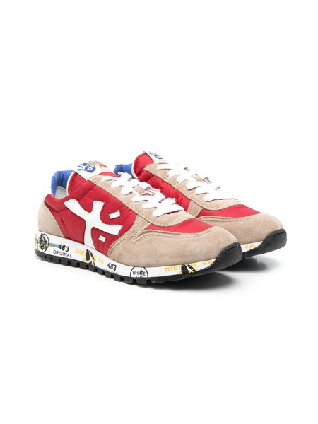  Premiata Kids Teen Colour-block Sneakers - Brown 