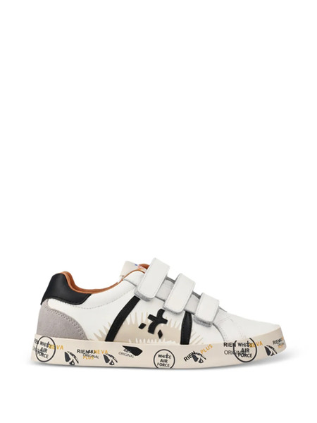  Premiata Kids Will Be Touch-strap Sneakers - White 