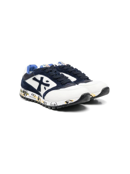  Premiata Kids Zac Panelled Sneakers - White 