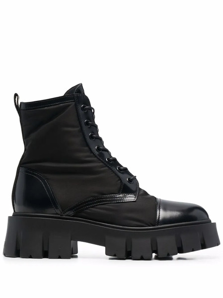  Premiata Lace-up Chunky-sole Boots - Black 