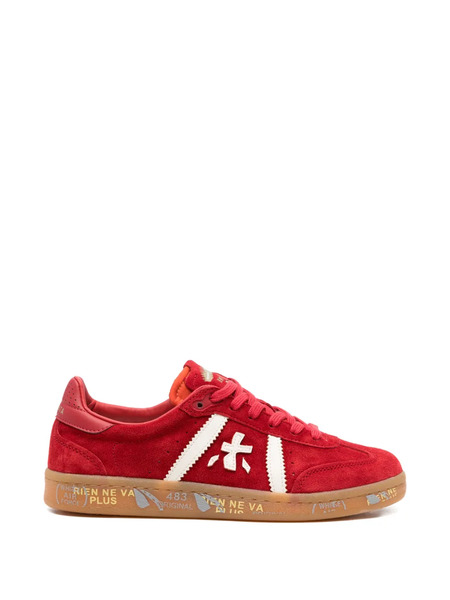  Premiata Lace-up Sude Sneakers - Red 
