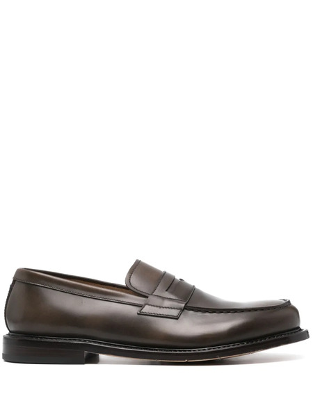  Premiata Leather Loafers - Brown 