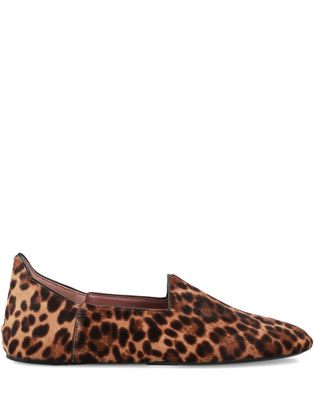  Premiata Leopard-print Ballet Flats - Brown 