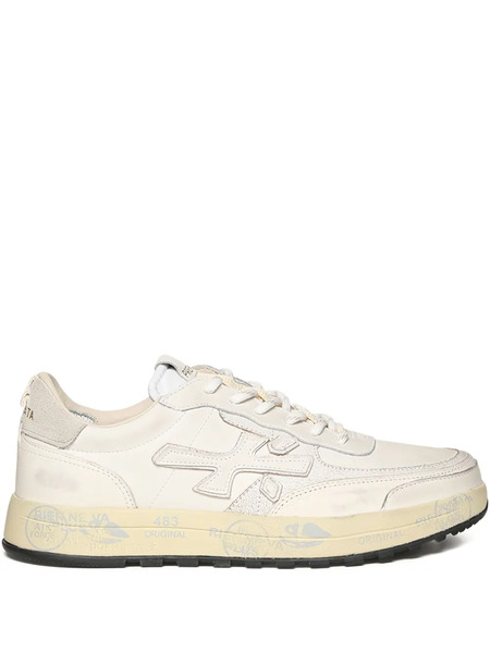  Premiata 7738 Logo-appliqué Sneakers - Neutrals 