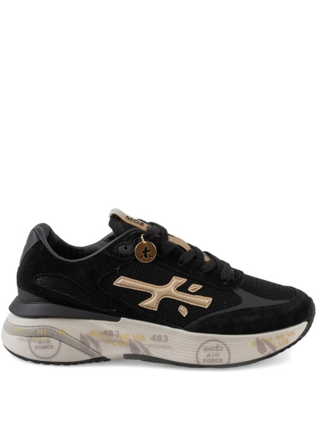  Premiata Logo-charm Sneakers - Black 