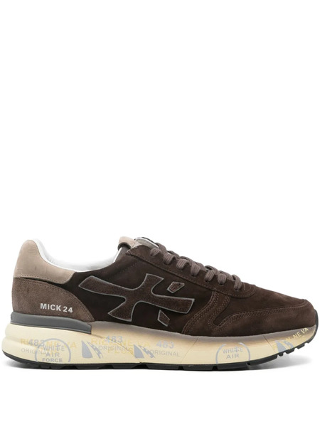  Premiata Mick Suede Leather Sneakers - Brown 