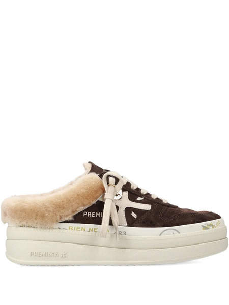  Premiata Mocil 7851m Sheerling-platform Sneakers - Brown 