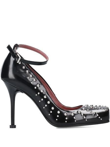  Premiata Studded Ankle Strap Pumps - Black 