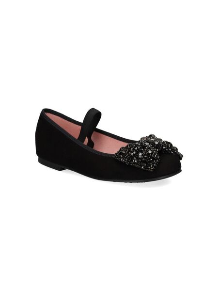  Pretty Ballerinas Bow-detailing Ballerinas - Black 