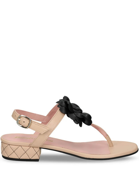  Pretty Ballerinas 30mm Flower-detailing Sandals - Neutrals 