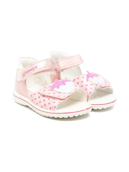  Primigi Polka-dot Appliqué Sandals - Pink 