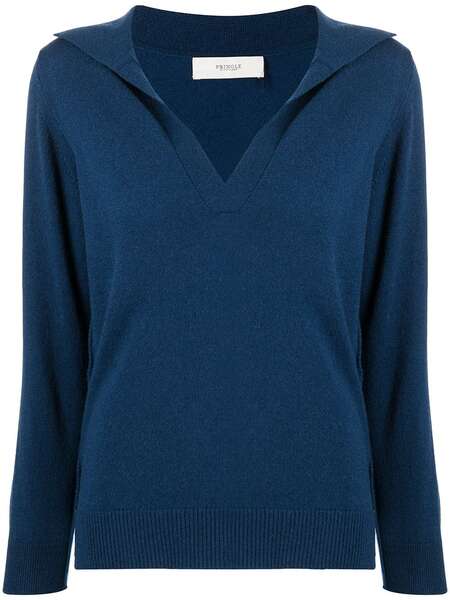  Pringle Of Scotland Polo-style Jumper - Blue 
