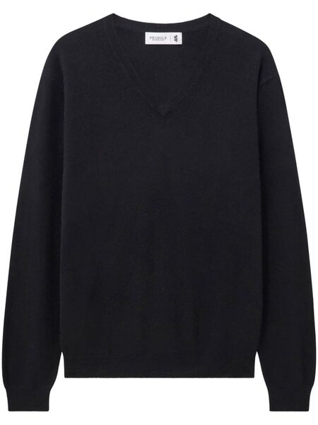  Pringle Of Scotland V-neck Cashmere Jumper - Black 