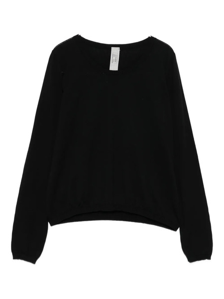  Private 0204 Round-neck Sweater - Black 