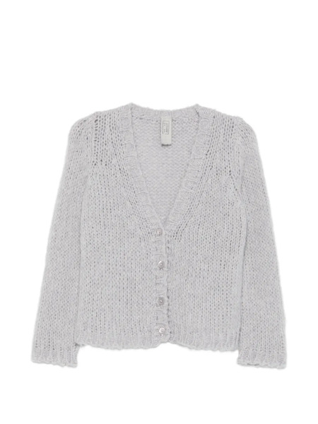  Private 0204 V-neck Cardigan - Grey 