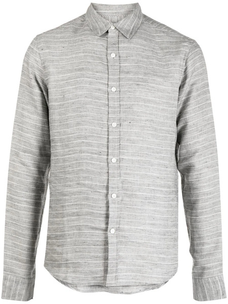  Private Stock Horizontal-stripe Print Shirt - Grey 