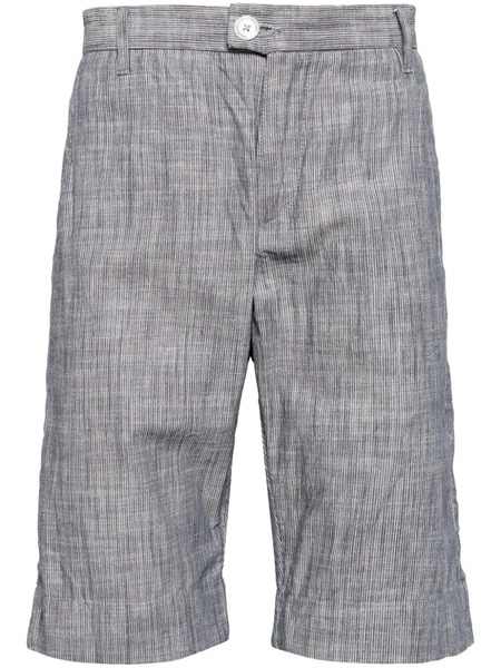  Private Stock The Duke Pinstripe-pattern Shorts - Blue 