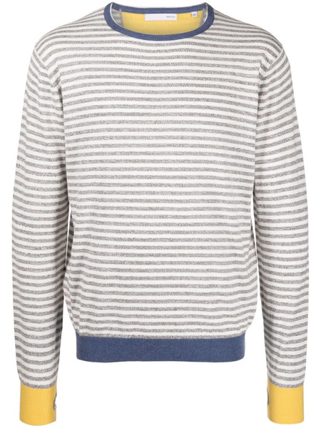  Private Stock The Maximilien Striped Sweatshirt - White 