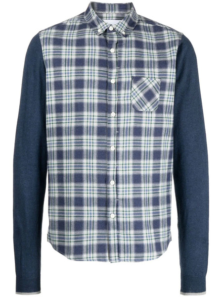  Private Stock The Sebastien Check-print Shirt - Blue 